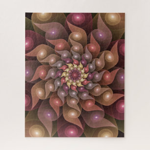 Surreal Shiny Flower Moderne Abstract Fractal Art Legpuzzel