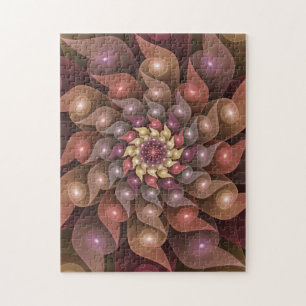 Surreal Shiny Flower Moderne Abstract Fractal Art Legpuzzel