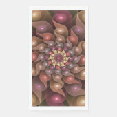 Surreal Shiny Flower Moderne Abstract Fractal Art Servet (Voorkant)