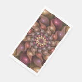 Surreal Shiny Flower Moderne Abstract Fractal Art Servet (Hoek)