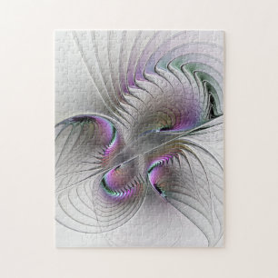Surreal Shy Beauty Modern Abstracte fractal Art Legpuzzel