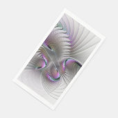 Surreal Shy Beauty Modern Abstracte fractal Art Servet (Hoek)