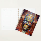 Surreal Skull Colorful Visionary Art Planner (Display)
