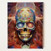 Surreal Skull Colorful Visionary Art Planner (Achterkant)
