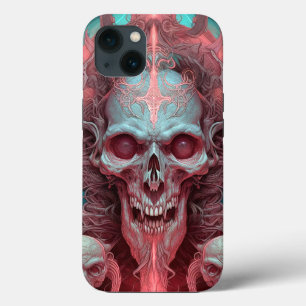 Surreal Skull Gothic Horror Art iPhone 13 Hoesje