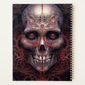 Surreal Skull Gothic Horror Art Planner (Achterkant)