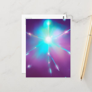Surreal Space Star Briefkaart