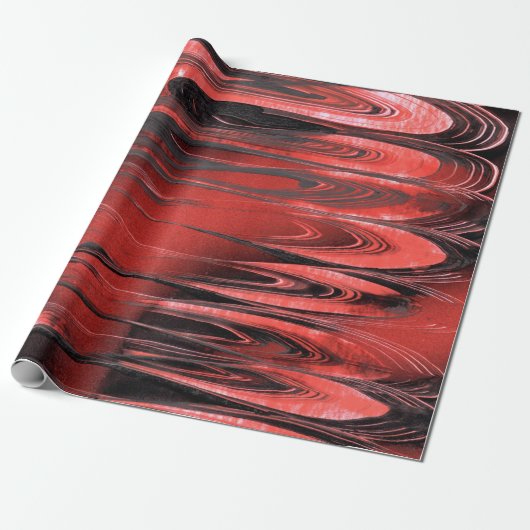 Surreal Sprung Spring Cadeaupapier (Uitgerold)