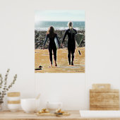 Surreal Surfing Safari Poster 1 (Keuken)