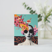 Surreal Taco Woman Briefkaart (Staand voorkant)