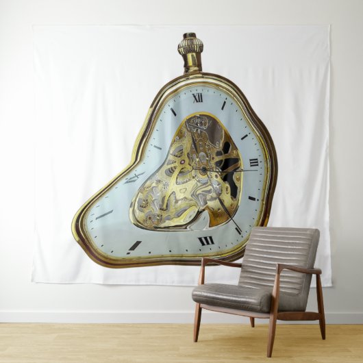 Surreal Tijd Tapijt Wandkleed (In Situ (horizontaal))