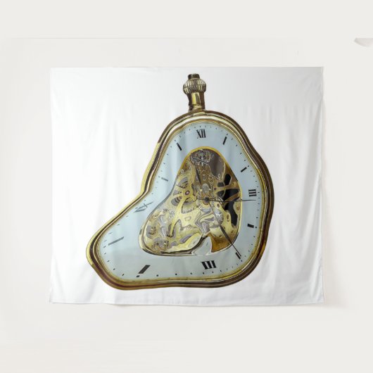 Surreal Tijd Tapijt Wandkleed (Voorkant (horizontaal))