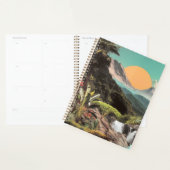 Surreal Tropical Valley With Waterfalls Planner (Display)