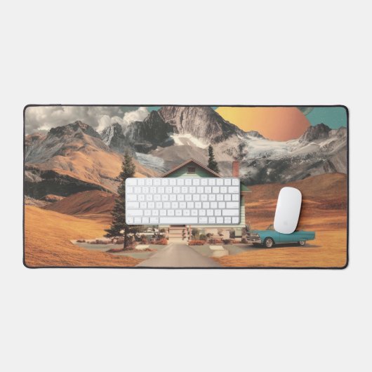 Surreal UFO Over Rustic House (Clavier et souris)