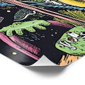 Surreal Underground Comix Psychedelic Art poster (Coin)