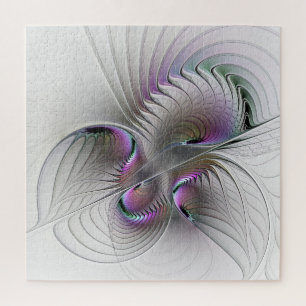 Surreal verlegen schoonheid moderne abstracte frac legpuzzel