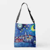 Surreal Village Cross-Body Tas (Achterkant)