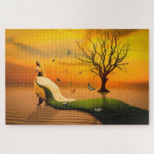 Surreal woestijn legpuzzel (Horizontaal)