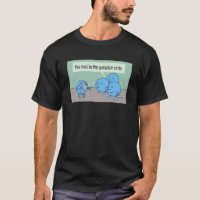 Surréalisme Cercle hommes noir T-shirt