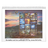 Surrealisme en Landschap 2012 door James McCarth Kalender (Hoes)