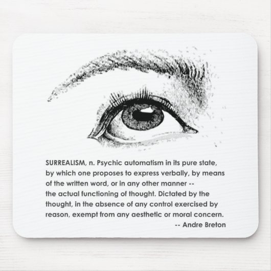 Surrealisme gedefinieerd muismat (Voorkant)