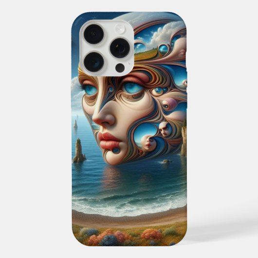 Surrealisme iPhone Hoesje (Achterkant)
