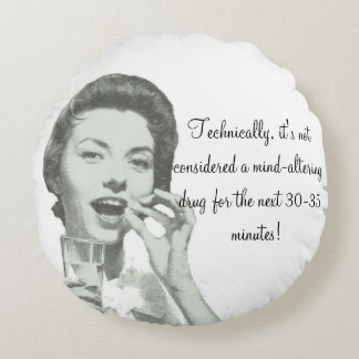 Surrealist Pill/ Rond Kussen