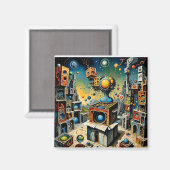 Surrealista 22 magneet (Voorkant / Achterkant)