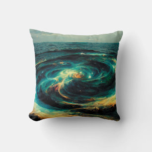 Surrealistic Art A Galaxy Of Ocean Kussen