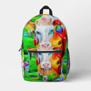 Surrealistisch Boerderij Art Bedrukte Rugzak