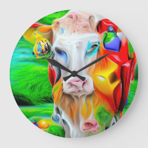 Surrealistisch Boerderij Art Grote Klok