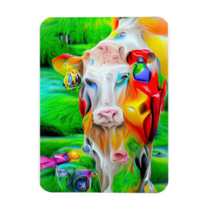 Surrealistisch Boerderij Art Magneet