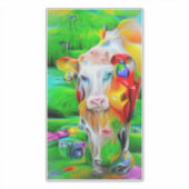 Surrealistisch Boerderij Art Sticker (Voorkant)