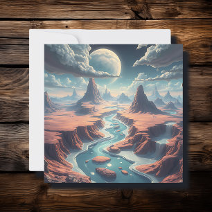 Surrealistisch etherisch landschap   magische were