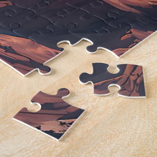 Surrealistisch etherisch landschap | magische were legpuzzel (Zijkant)