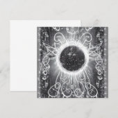 SURREALISTISCH GESCHILDERD KOSMISCH VENSTER KAART (Voorkant / Achterkant)