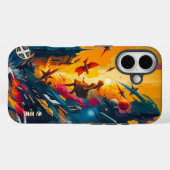 Surrealistisch kosmisch avontuur kunstwerk Case-Mate iPhone case (Achterkant (horizontaal))