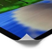 Surrealistisch Poster toetsenbord (Hoek)