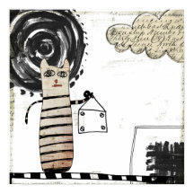 surrealistisch schilderij van de ' zwarte zon '