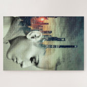 Surrealistisch stadsbeeld legpuzzel (Horizontaal)