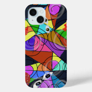 Surrealistische abstracte geometrische patronen me