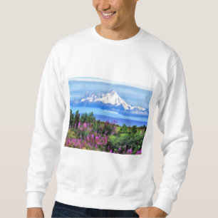Surrealistische Alaska Wilderness schilderij Trui