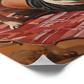 Surrealistische Atomic Picnic Digitale Muurkunst - Poster (Hoek)