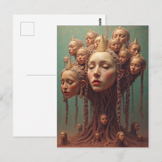 Surrealistische Dreamscape Briefkaart (Voorkant / Achterkant)