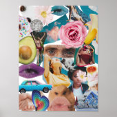 Surrealistische  gek poster (Voorkant)