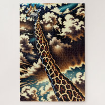 Surrealistische Giraffe – Artistiek Dierendesign