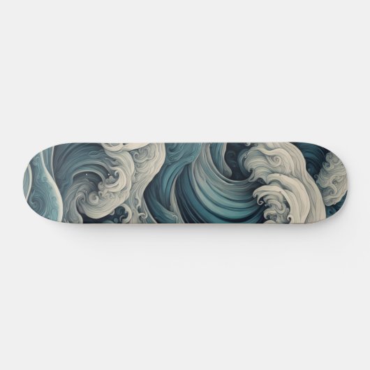Surrealistische golven: Ocean Dreamscape Skateboard (Horizontaal)