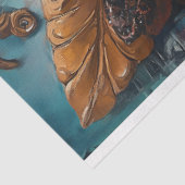 Surrealistische gotische Eiffeltoren Gargoyle Deco Tissuepapier (Detail)