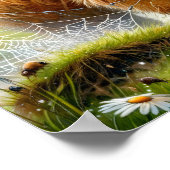 Surrealistische Highlander Koe met Calf Fantasy La Poster (Hoek)