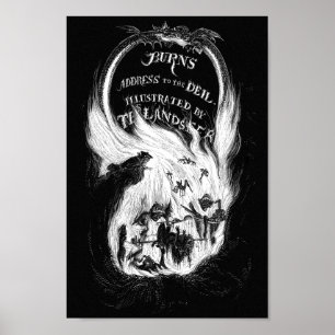 surrealistische illustratie boek poster